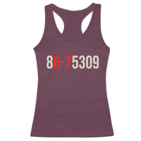67 Six Seven Meme Racerback Tank Top Vintage 80s Music 8675309 Jenny - Wonder Print Shop