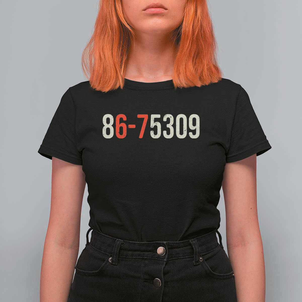67 Six Seven Meme T Shirt For Women Vintage 80s Music 8675309 Jenny - Wonder Print Shop