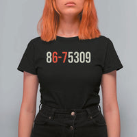 67 Six Seven Meme T Shirt For Women Vintage 80s Music 8675309 Jenny - Wonder Print Shop