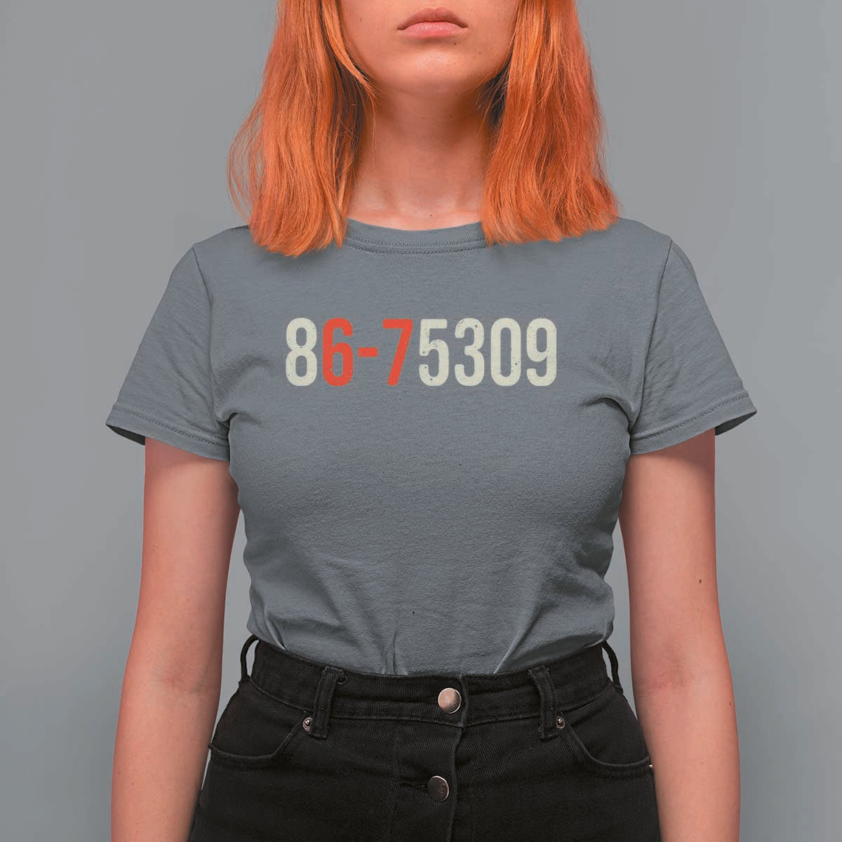 67 Six Seven Meme T Shirt For Women Vintage 80s Music 8675309 Jenny - Wonder Print Shop