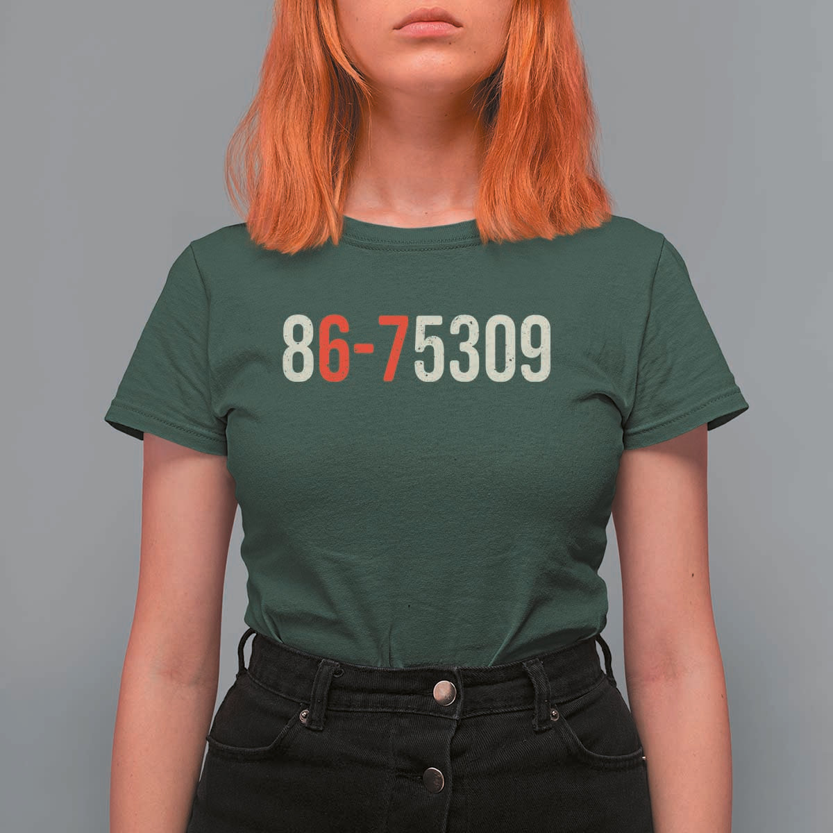 67 Six Seven Meme T Shirt For Women Vintage 80s Music 8675309 Jenny - Wonder Print Shop