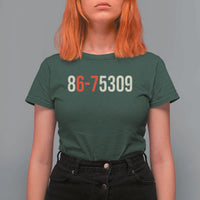 67 Six Seven Meme T Shirt For Women Vintage 80s Music 8675309 Jenny - Wonder Print Shop