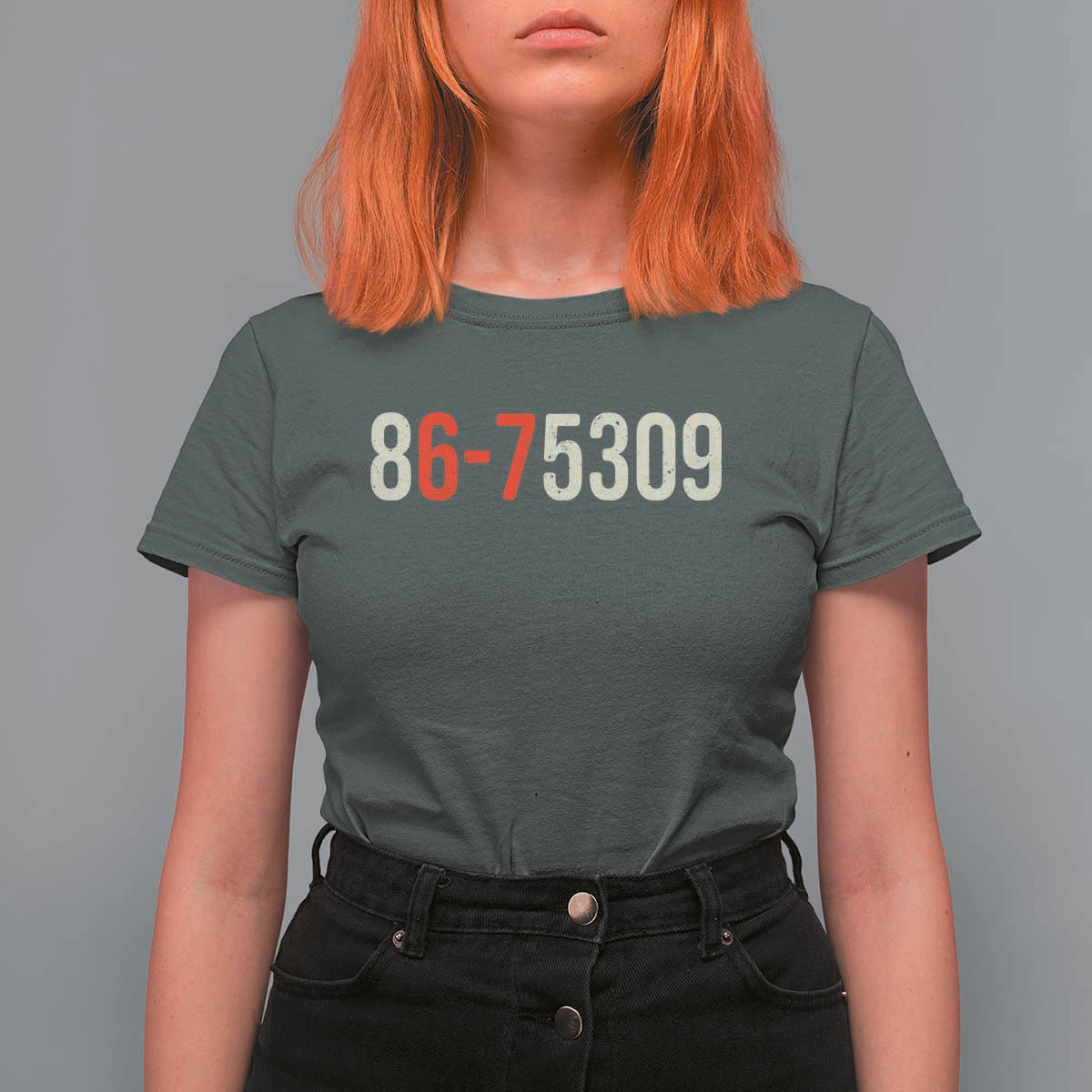 67 Six Seven Meme T Shirt For Women Vintage 80s Music 8675309 Jenny - Wonder Print Shop