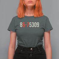 67 Six Seven Meme T Shirt For Women Vintage 80s Music 8675309 Jenny - Wonder Print Shop