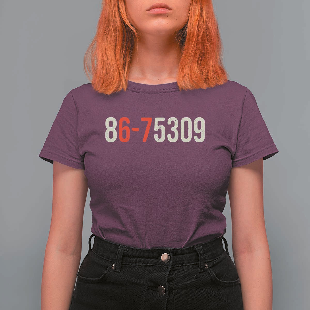 67 Six Seven Meme T Shirt For Women Vintage 80s Music 8675309 Jenny - Wonder Print Shop