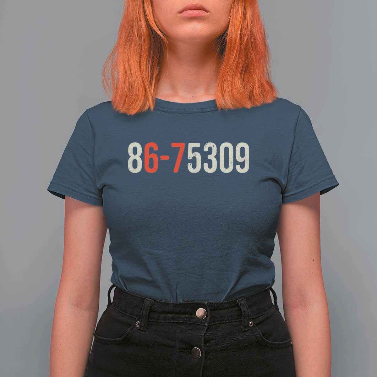 67 Six Seven Meme T Shirt For Women Vintage 80s Music 8675309 Jenny - Wonder Print Shop