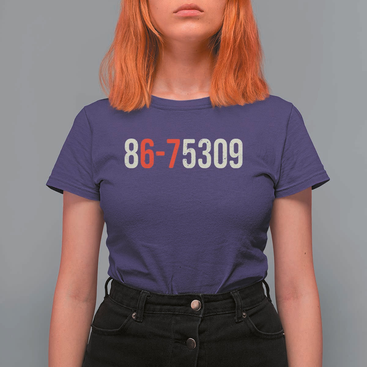 67 Six Seven Meme T Shirt For Women Vintage 80s Music 8675309 Jenny - Wonder Print Shop
