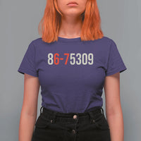 67 Six Seven Meme T Shirt For Women Vintage 80s Music 8675309 Jenny - Wonder Print Shop
