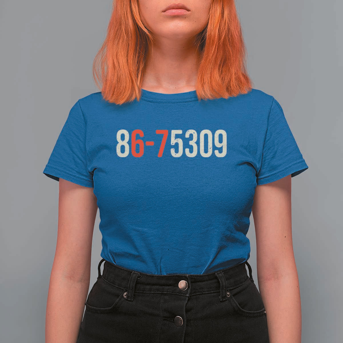 67 Six Seven Meme T Shirt For Women Vintage 80s Music 8675309 Jenny - Wonder Print Shop