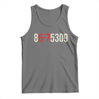 67 Six Seven Meme Tank Top Vintage 80s Music 8675309 Jenny - Wonder Print Shop