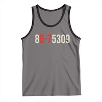 67 Six Seven Meme Tank Top Vintage 80s Music 8675309 Jenny - Wonder Print Shop