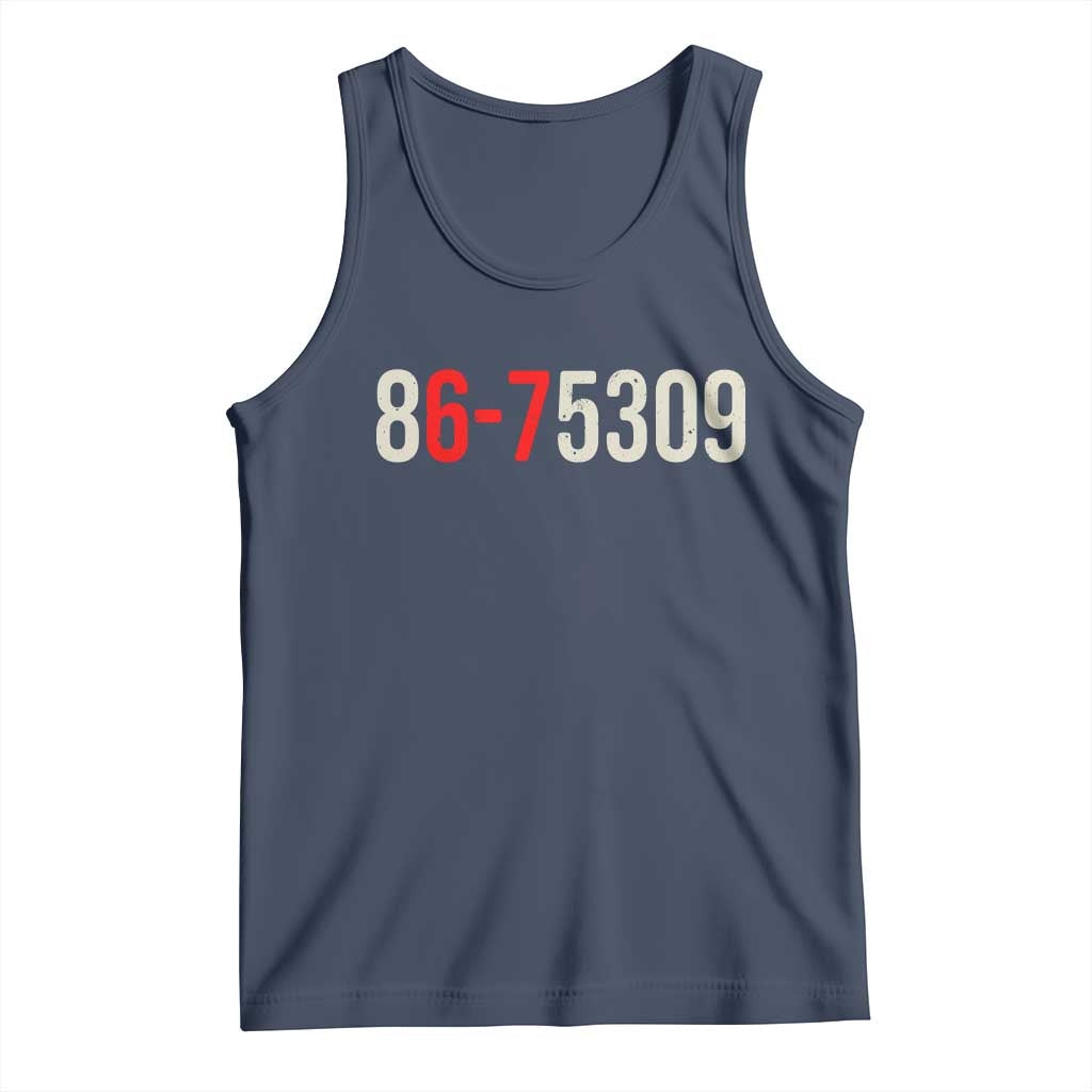 67 Six Seven Meme Tank Top Vintage 80s Music 8675309 Jenny - Wonder Print Shop