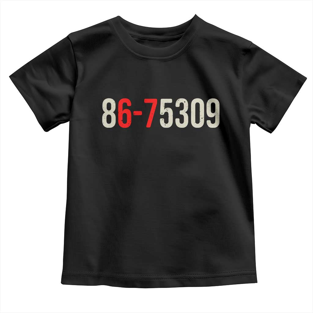 67 Six Seven Meme Toddler T Shirt Vintage 80s Music 8675309 Jenny - Wonder Print Shop
