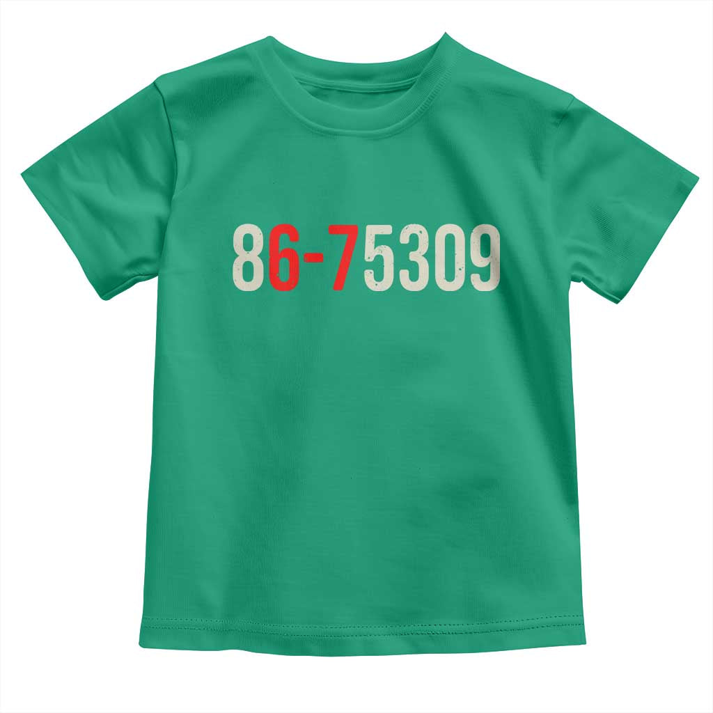 67 Six Seven Meme Toddler T Shirt Vintage 80s Music 8675309 Jenny - Wonder Print Shop