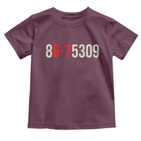 67 Six Seven Meme Toddler T Shirt Vintage 80s Music 8675309 Jenny - Wonder Print Shop