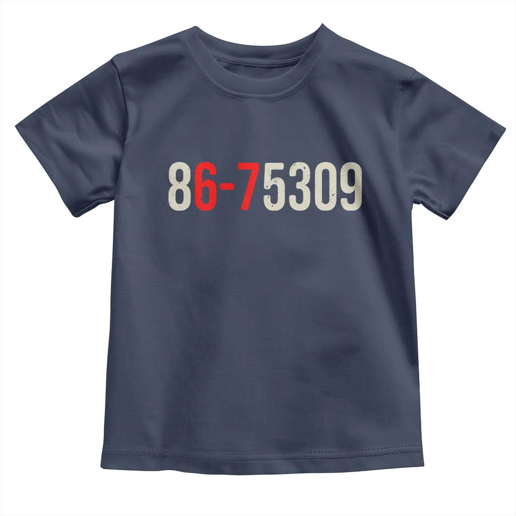 67 Six Seven Meme Toddler T Shirt Vintage 80s Music 8675309 Jenny - Wonder Print Shop