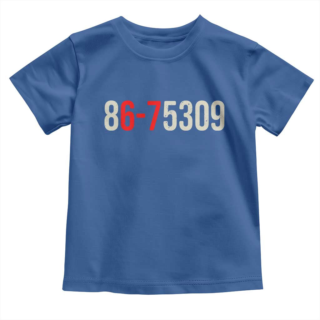 67 Six Seven Meme Toddler T Shirt Vintage 80s Music 8675309 Jenny - Wonder Print Shop