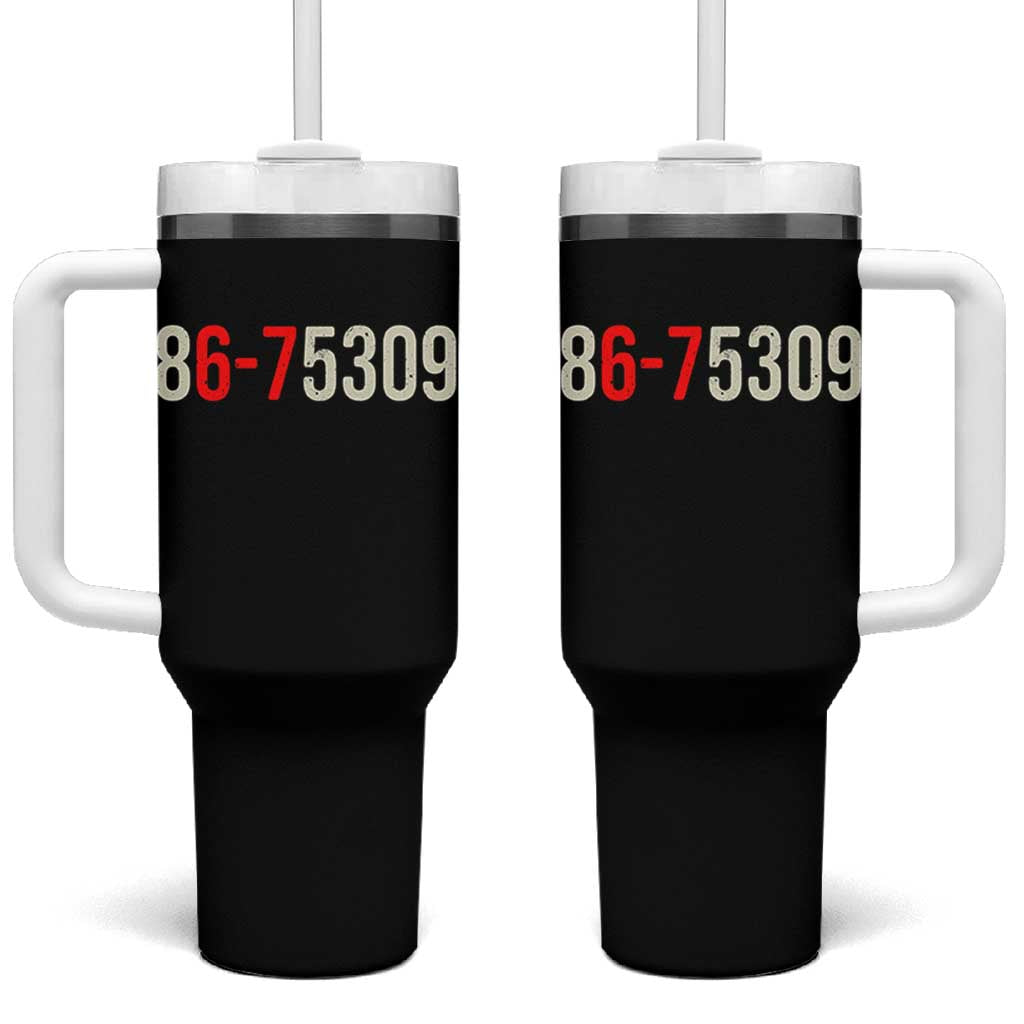 67 Six Seven Meme Tumbler With Handle Vintage 80s Music 8675309 Jenny - Wonder Print Shop
