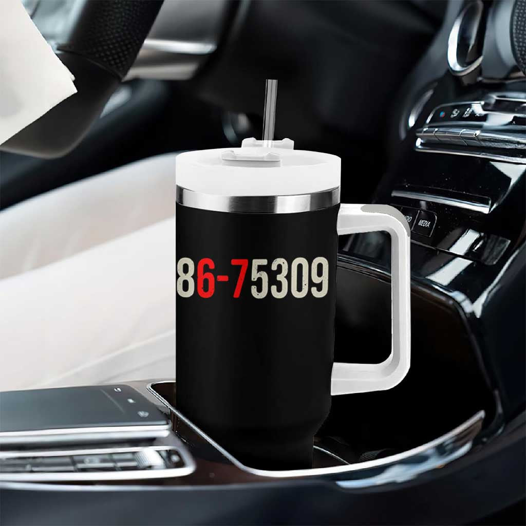 67 Six Seven Meme Tumbler With Handle Vintage 80s Music 8675309 Jenny - Wonder Print Shop