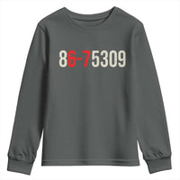 67 Six Seven Meme Youth Sweatshirt Vintage 80s Music 8675309 Jenny - Wonder Print Shop
