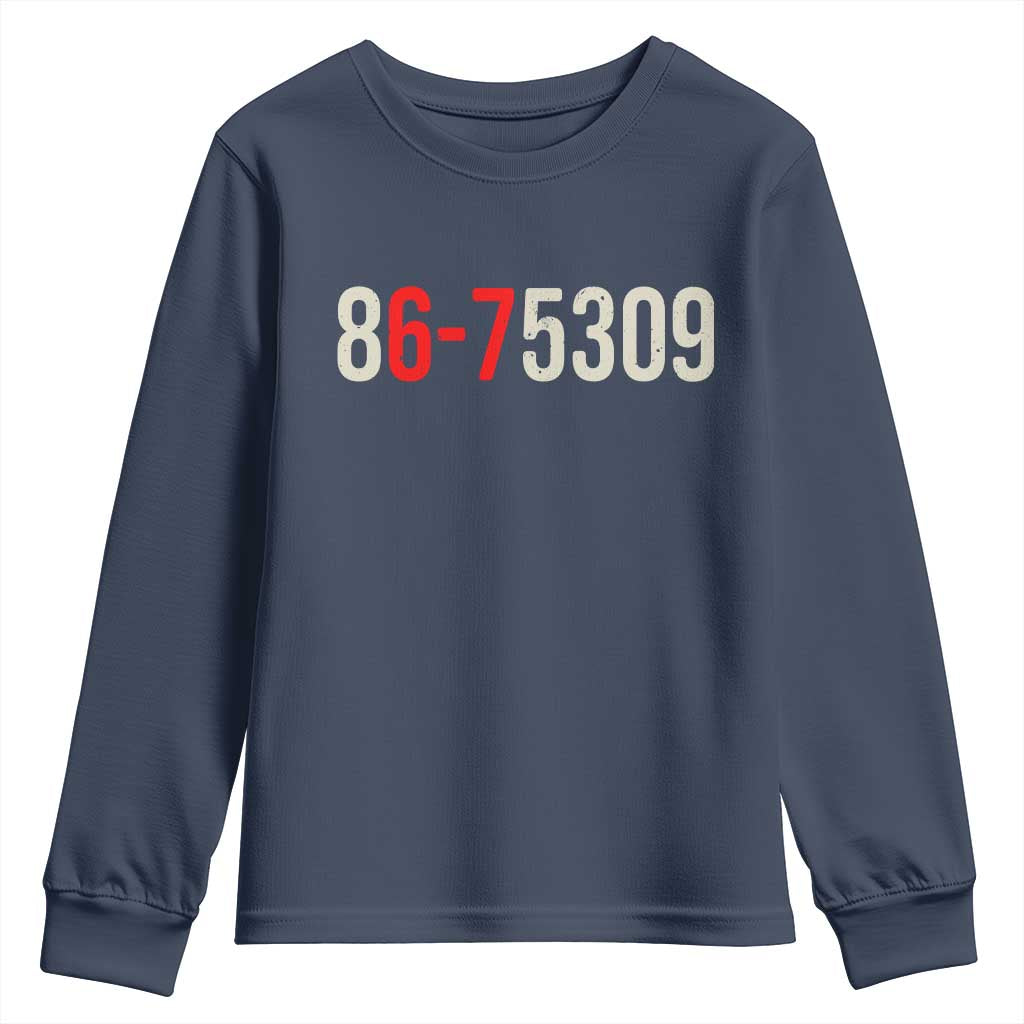 67 Six Seven Meme Youth Sweatshirt Vintage 80s Music 8675309 Jenny - Wonder Print Shop