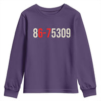67 Six Seven Meme Youth Sweatshirt Vintage 80s Music 8675309 Jenny - Wonder Print Shop