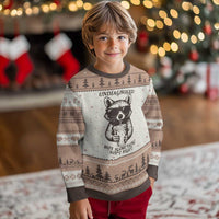 Undiagnosed But Something Aint Right Ugly Christmas Sweater Funny Racoon Saying - Wonder Print Shop