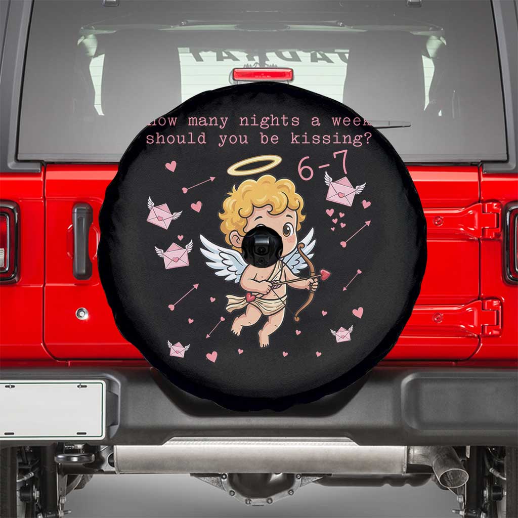 67 Valentine Meme Spare Tire Cover Funny Six Seven Cupid Saying - Wonder Print Shop