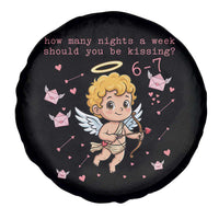 67 Valentine Meme Spare Tire Cover Funny Six Seven Cupid Saying - Wonder Print Shop