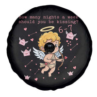 67 Valentine Meme Spare Tire Cover Funny Six Seven Cupid Saying - Wonder Print Shop