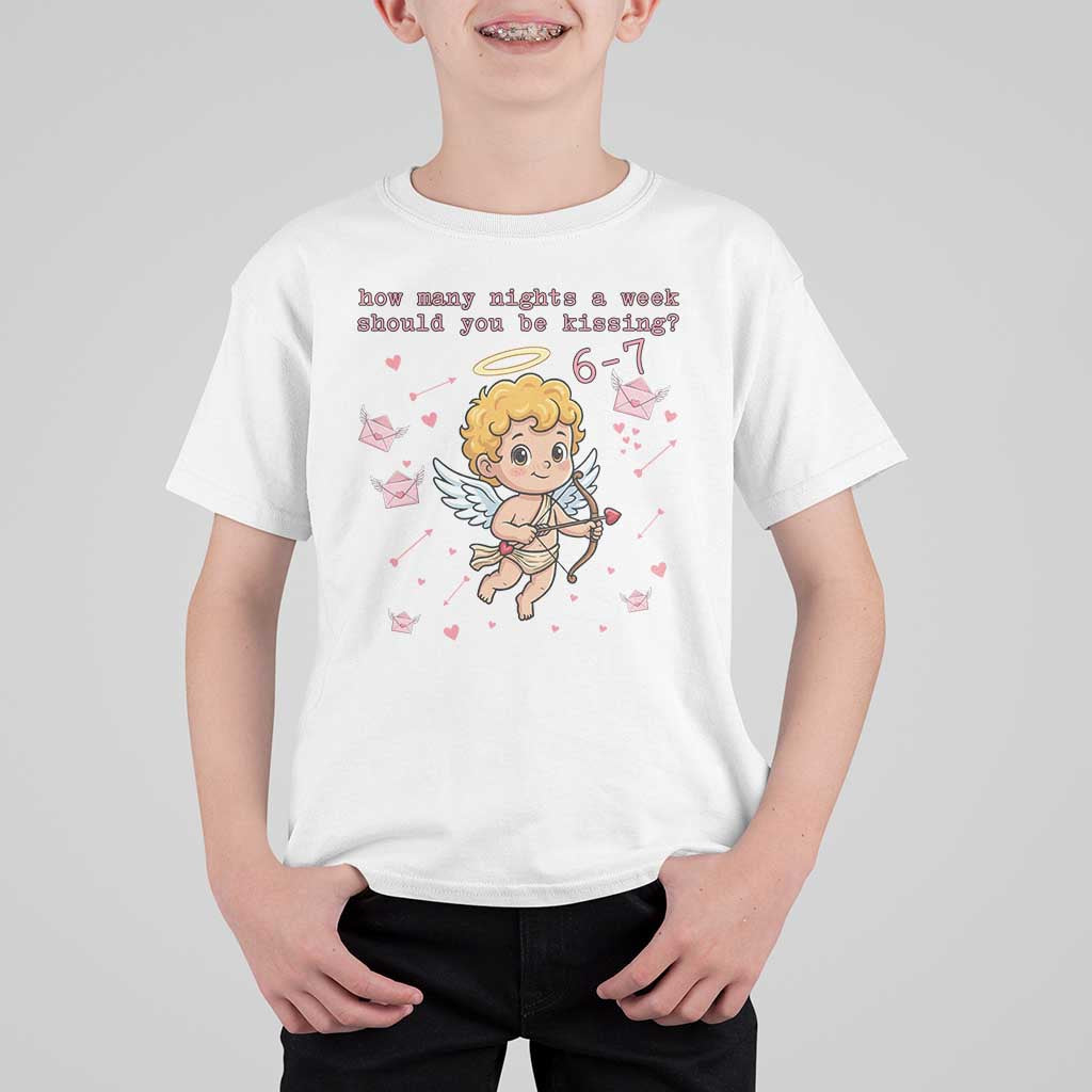 67 Valentine Meme T Shirt For Kid Funny Six Seven Cupid Saying - Wonder Print Shop