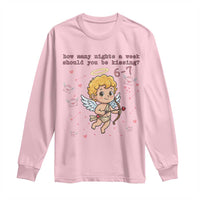 67 Valentine Meme Long Sleeve Shirt Funny Six Seven Cupid Saying - Wonder Print Shop
