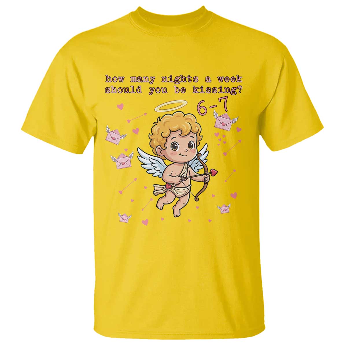 67 Valentine Meme T Shirt Funny Six Seven Cupid Saying - Wonder Print Shop