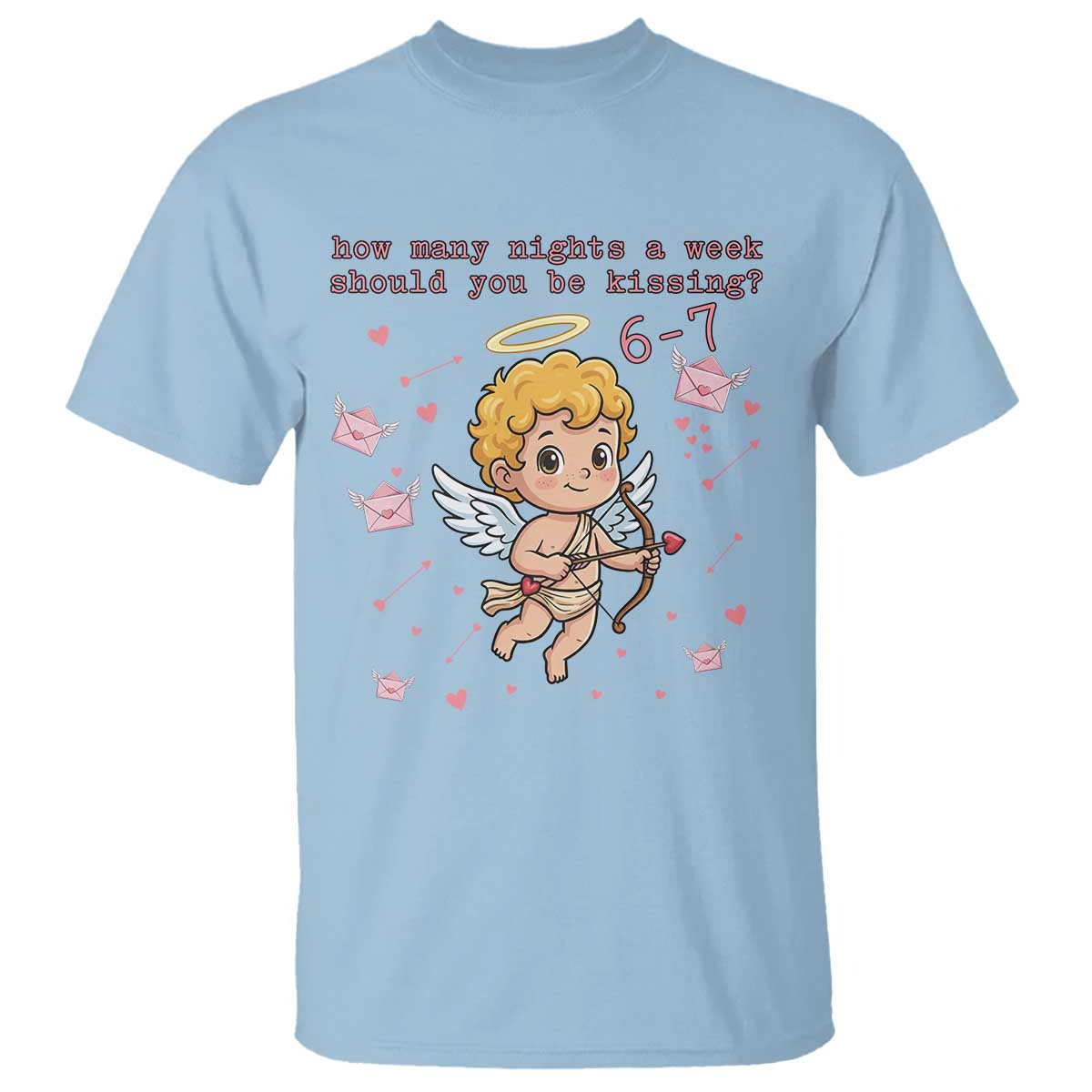 67 Valentine Meme T Shirt Funny Six Seven Cupid Saying - Wonder Print Shop