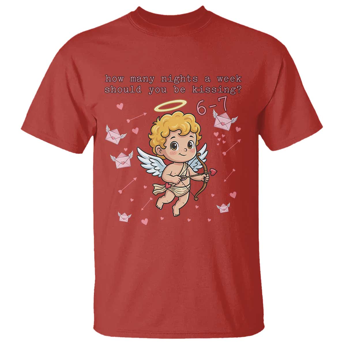 67 Valentine Meme T Shirt Funny Six Seven Cupid Saying - Wonder Print Shop