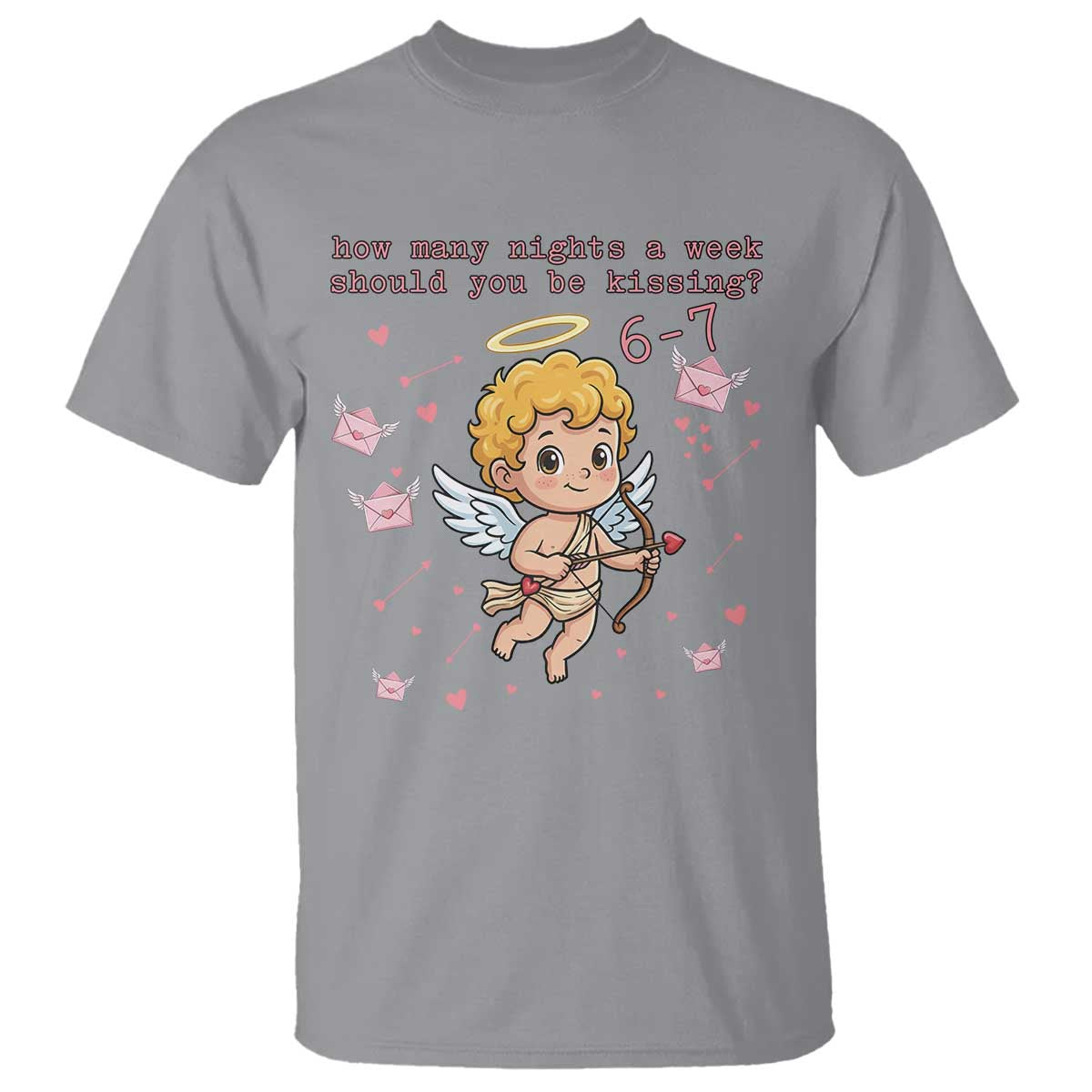 67 Valentine Meme T Shirt Funny Six Seven Cupid Saying - Wonder Print Shop