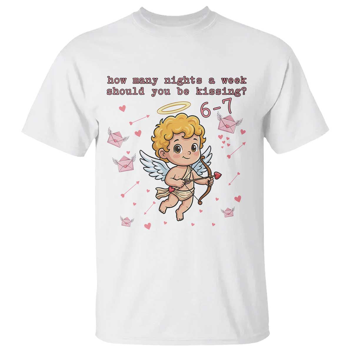 67 Valentine Meme T Shirt Funny Six Seven Cupid Saying - Wonder Print Shop