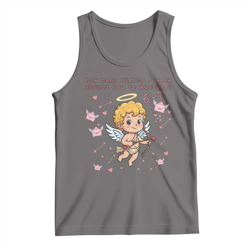 67 Valentine Meme Tank Top Funny Six Seven Cupid Saying - Wonder Print Shop