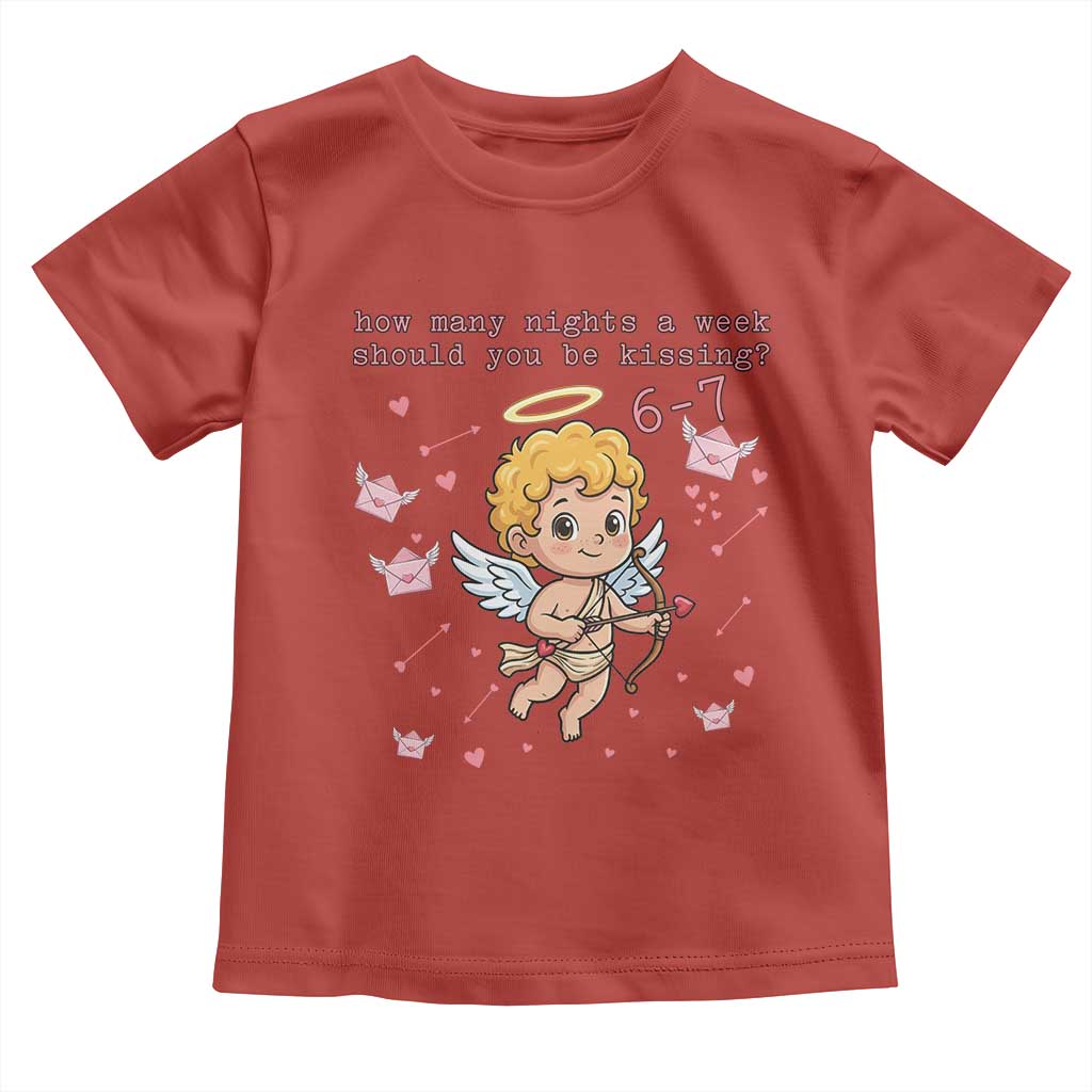 67 Valentine Meme Toddler T Shirt Funny Six Seven Cupid Saying - Wonder Print Shop