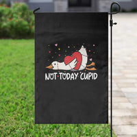 Silly Goose Valentine Garden Flag Not Today Cupid - Wonder Print Shop