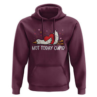 Silly Goose Valentine Hoodie Not Today Cupid - Wonder Print Shop