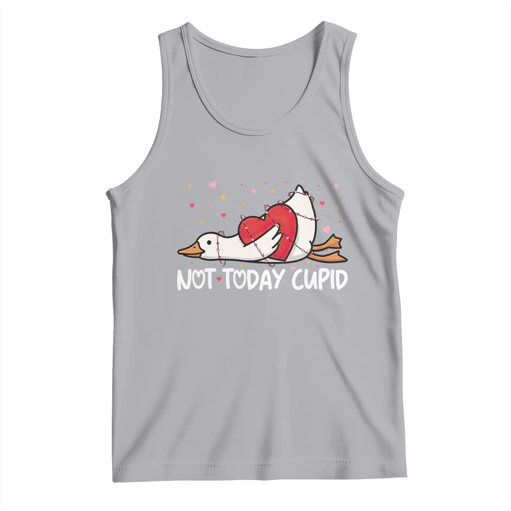 Silly Goose Valentine Tank Top Not Today Cupid - Wonder Print Shop