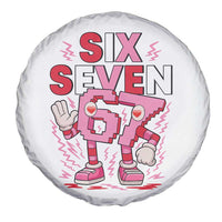67 Valentines Spare Tire Cover Funny Six Seven Brainrot Meme