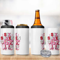 67 Valentines 4 in 1 Can Cooler Tumbler Funny Six Seven Brainrot Meme
