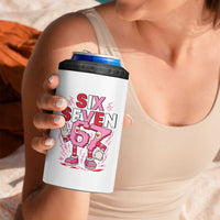 67 Valentines 4 in 1 Can Cooler Tumbler Funny Six Seven Brainrot Meme