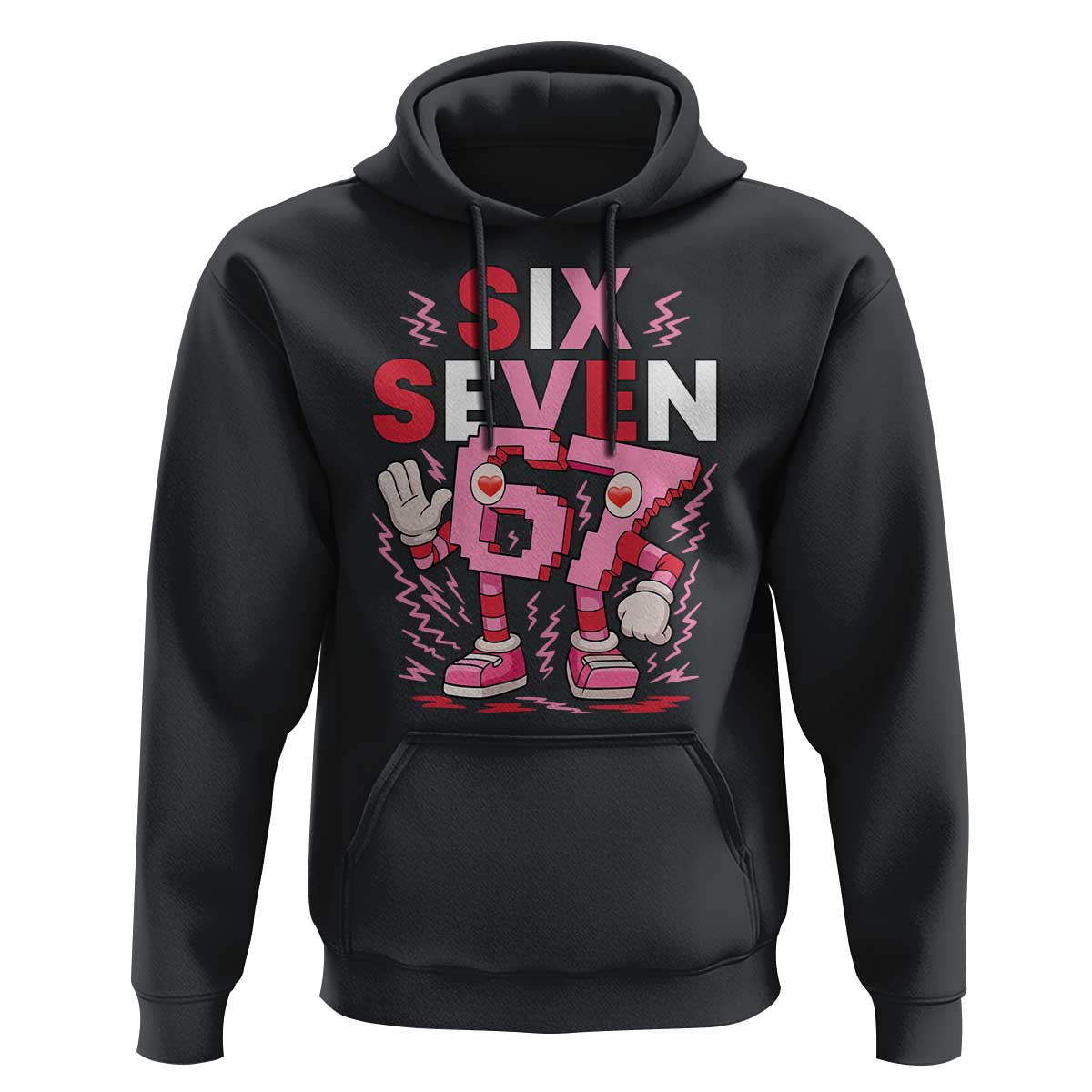 67 Valentines Hoodie Funny Six Seven Brainrot Meme
