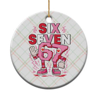 67 Valentines Ceramic Ornament Funny Six Seven Brainrot Meme