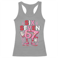 67 Valentines Racerback Tank Top Funny Six Seven Brainrot Meme