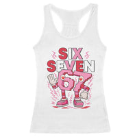 67 Valentines Racerback Tank Top Funny Six Seven Brainrot Meme