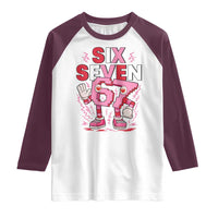 67 Valentines Raglan Shirt Funny Six Seven Brainrot Meme